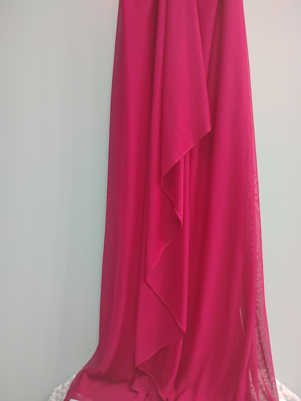 NWT Reign On Dark Pink Beaded Spaghetti-Strap Prom Dress Size 9/10 - Picture 5 of 7